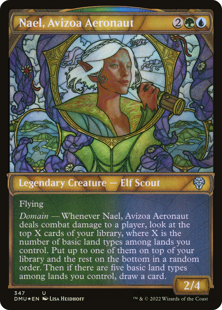Image of Nael, Avizoa Aeronaut (Showcase Textured) [Dominaria United]