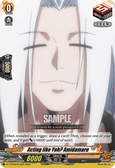 Image of Acting like Yoh? Amidamaru (D-TTD03/013EN) [Shaman King]