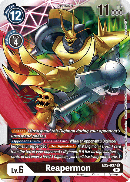Image of Reapermon [EX2-037] [Digital Hazard]