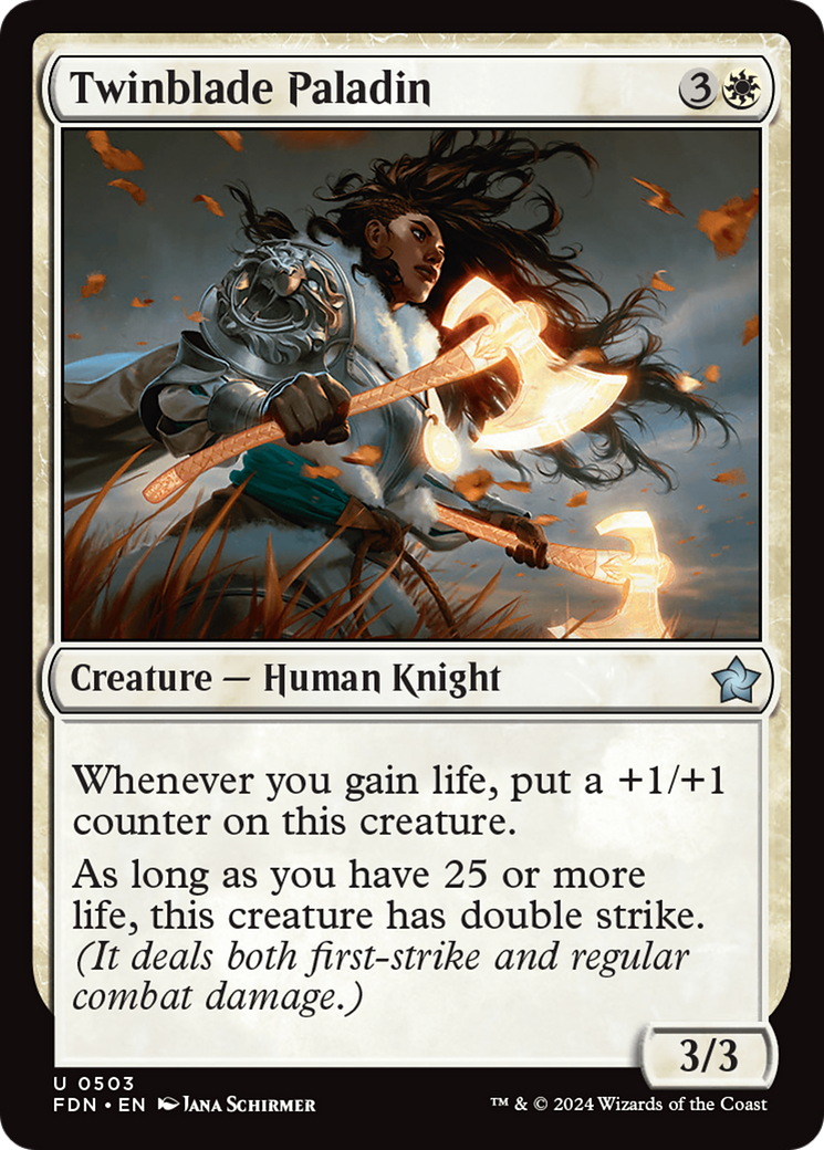 Image of Twinblade Paladin [Foundations]