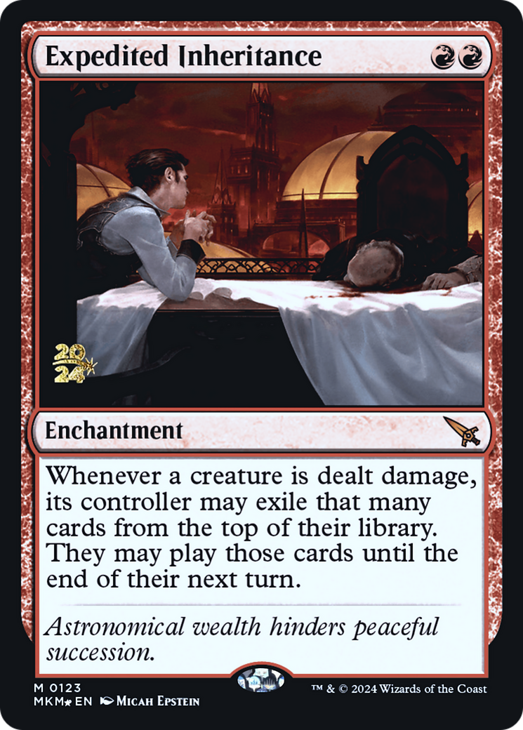Image of Expedited Inheritance [Murders at Karlov Manor Prerelease Promos]