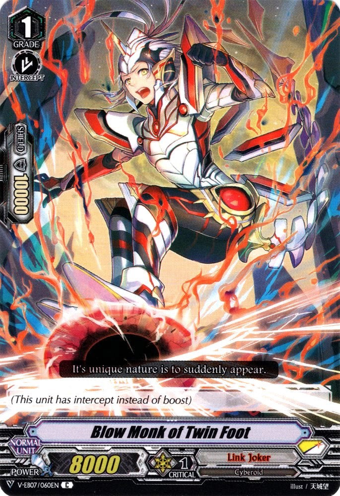 Image of Blow Monk of the Twin Foot (V-EB07/060EN) [The Heroic Evolution]