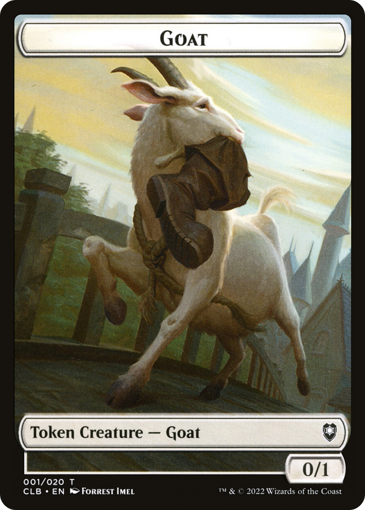 Image of Goat Token [Commander Legends: Battle for Baldur's Gate Tokens]