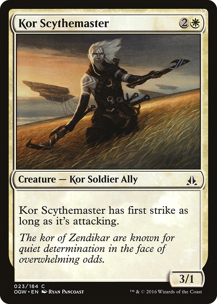 Image of Kor Scythemaster [Oath of the Gatewatch]