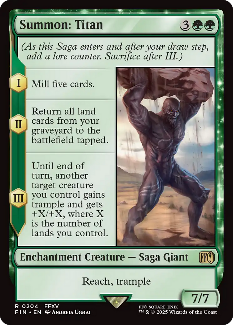 Image of Summon: Titan [FINAL FANTASY]
