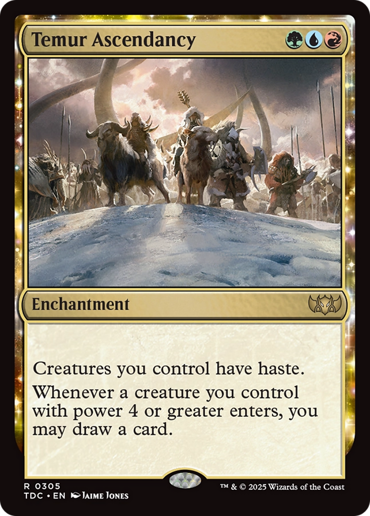 Image of Temur Ascendancy [Tarkir: Dragonstorm Commander]