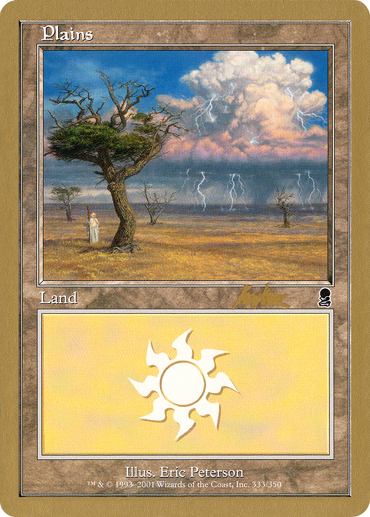 Image of Plains (bk333) (Brian Kibler) [World Championship Decks 2002]