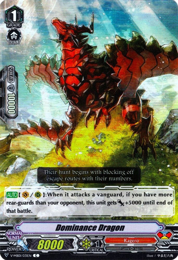 Image of Dominance Dragon (Parallel Foil) (V-MB01/031EN) [PSYqualia Strife]