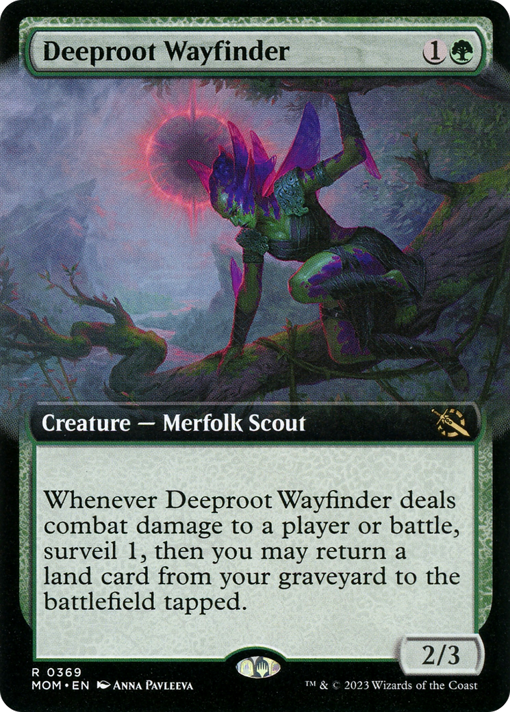 Image of Deeproot Wayfinder (Extended Art) [March of the Machine]