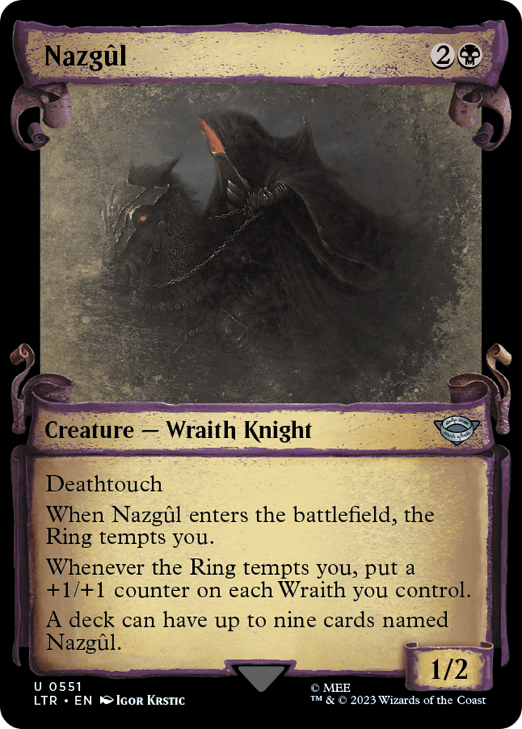Image of Nazgul (0551) [The Lord of the Rings: Tales of Middle-Earth Showcase Scrolls]