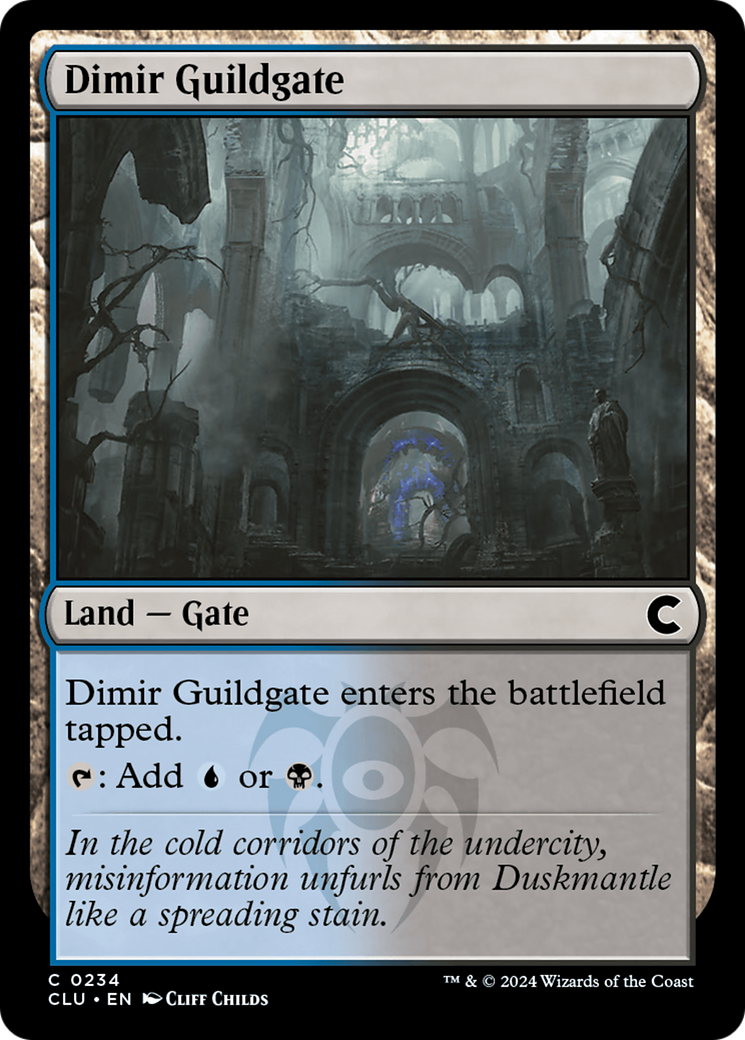 Image of Dimir Guildgate [Ravnica: Clue Edition]