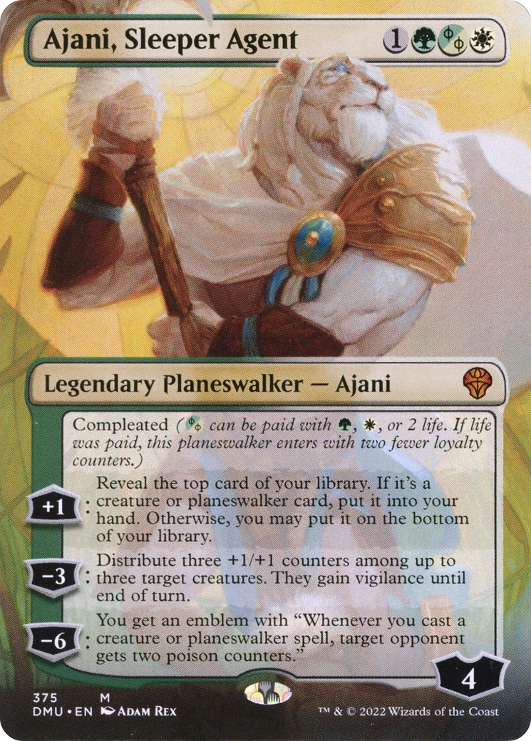 Image of Ajani, Sleeper Agent (Borderless) (375) [Dominaria United]