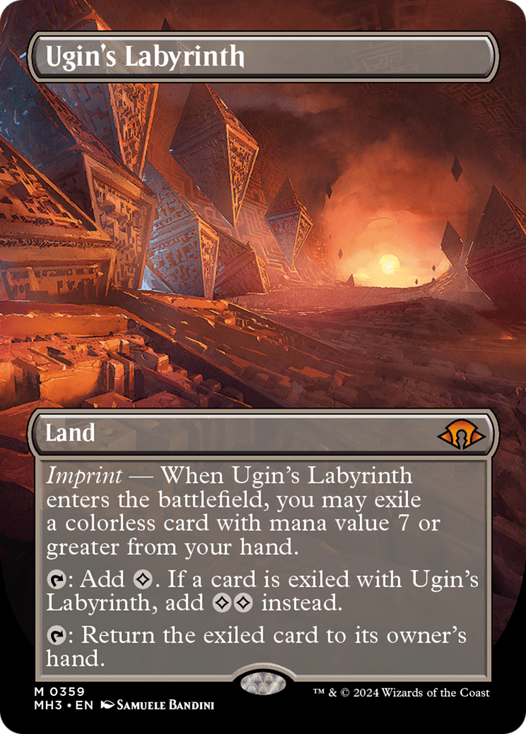 Image of Ugin's Labyrinth (Borderless) [Modern Horizons 3]
