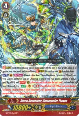 Image of Storm Dominator, Commander Thavas (G-BT09/Re:01EN) [Divine Dragon Caper]
