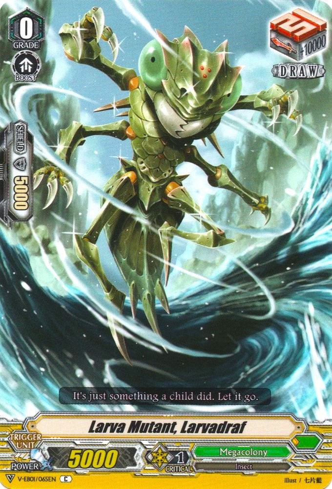 Image of Larva Mutant, Larvadraf (V-EB01/065EN) [The Destructive Roar]