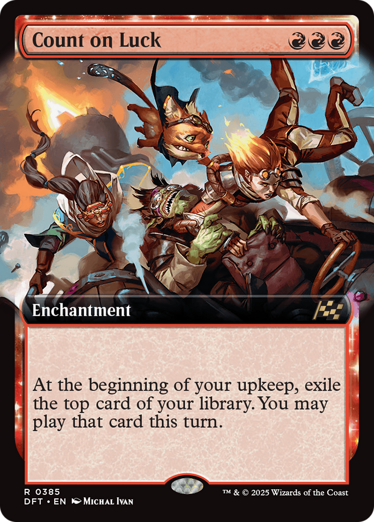 Image of Count on Luck (Extended Art) [Aetherdrift]