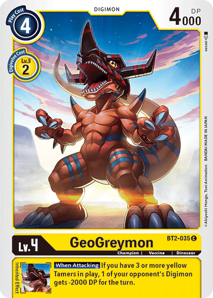Image of GeoGreymon [BT2-035] [Release Special Booster Ver.1.5]
