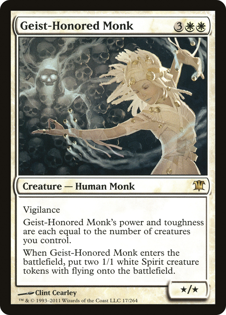 Image of Geist-Honored Monk [Innistrad]