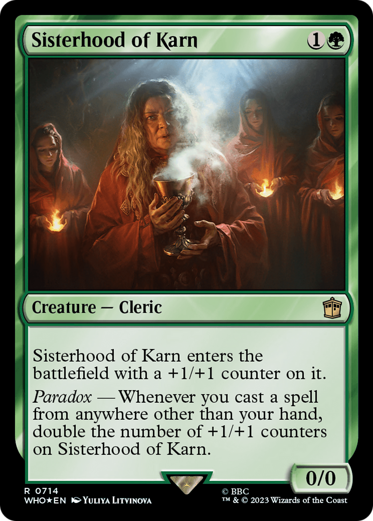 Image of Sisterhood of Karn (Surge Foil) [Doctor Who]
