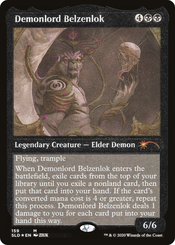 Image of Demonlord Belzenlok (SLD-159★) - Secret Lair Drop Etched Foil