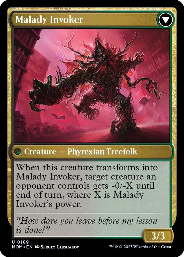 Image of Herbology Instructor // Malady Invoker [March of the Machine]