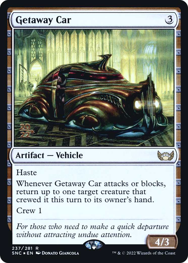 Image of Getaway Car [Streets of New Capenna Prerelease Promos]