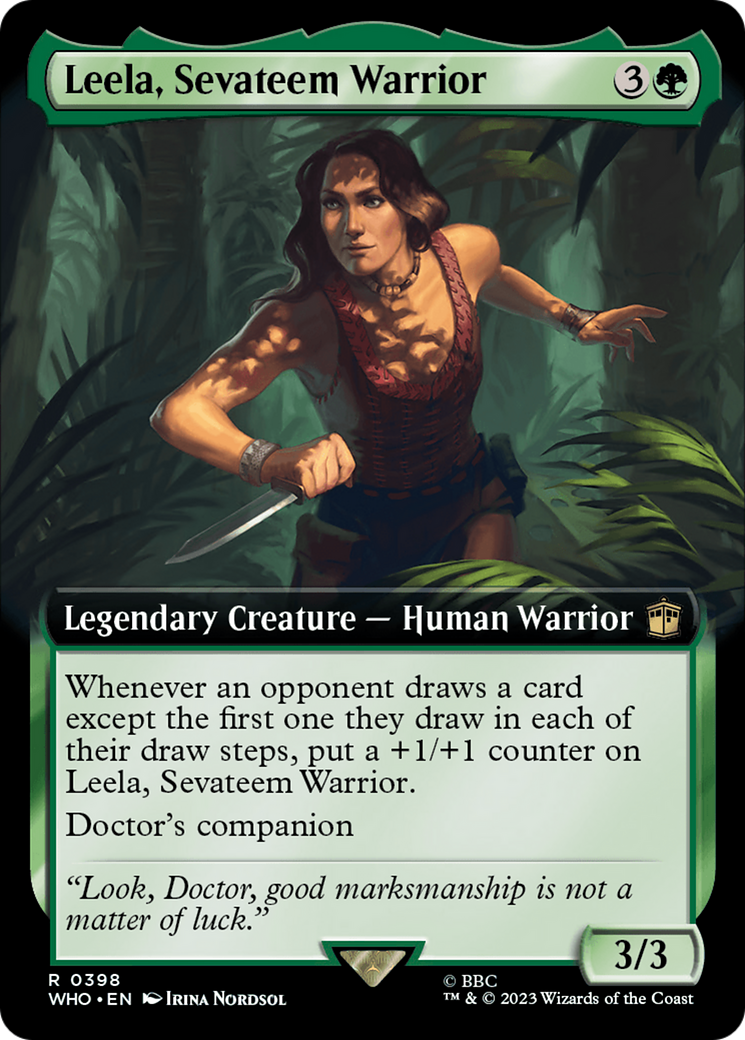 Image of Leela, Sevateem Warrior (Extended Art) [Doctor Who]