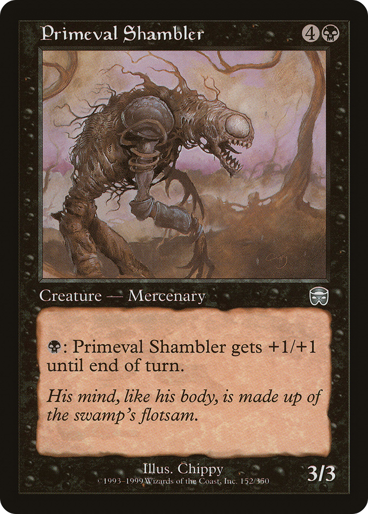 Image of Primeval Shambler [Mercadian Masques]