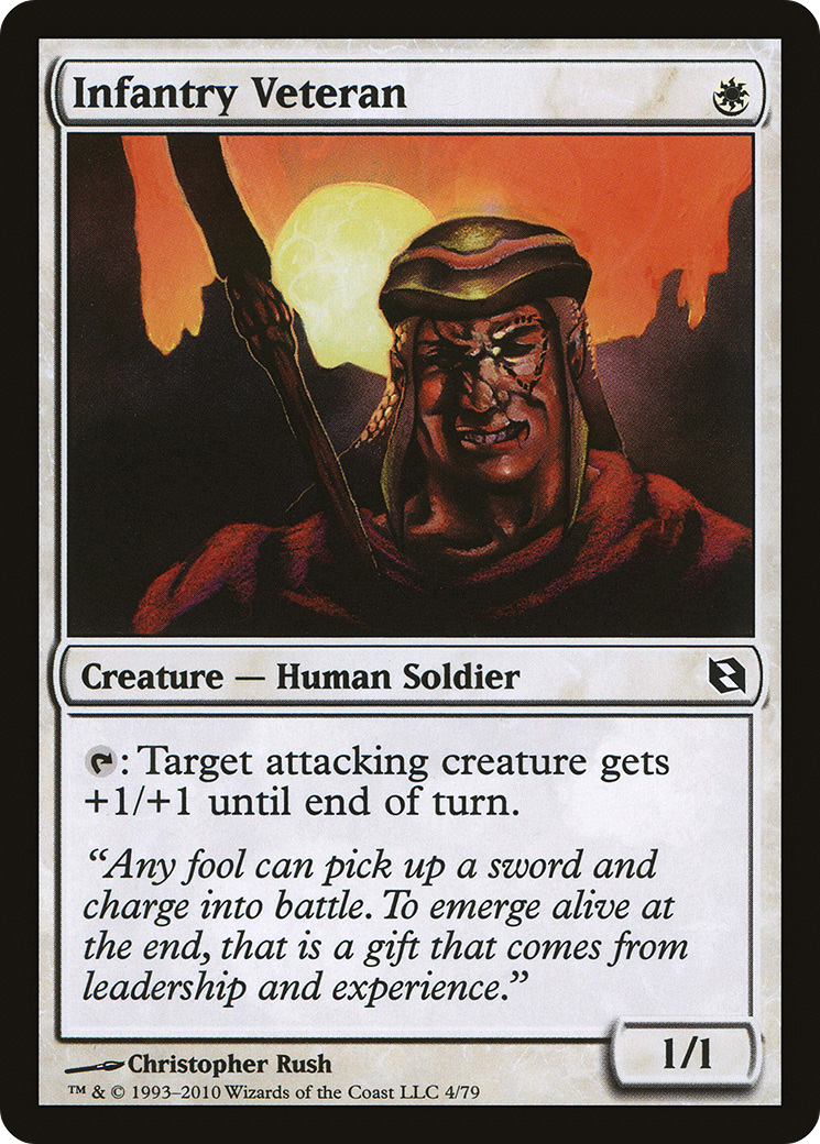 Image of Infantry Veteran [Duel Decks: Elspeth vs. Tezzeret]