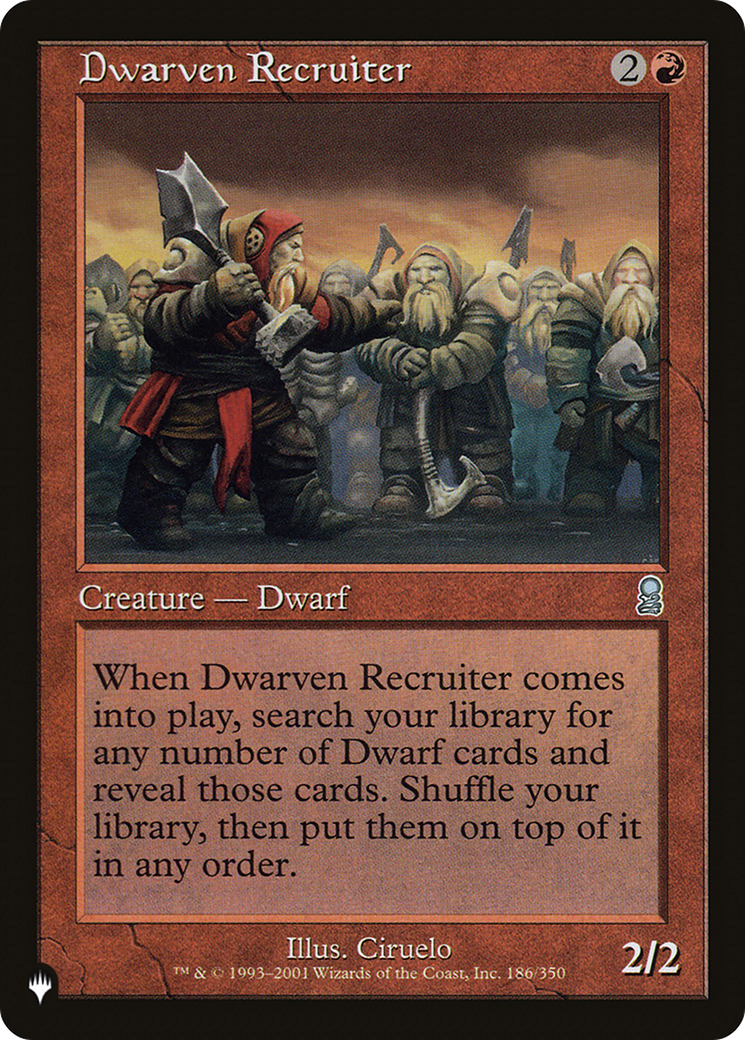 Image of Dwarven Recruiter [The List]