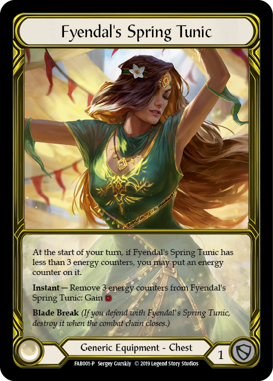 Image of Fyendal's Spring Tunic [FAB001-P] (Promo)  1st Edition Cold Foil - Golden