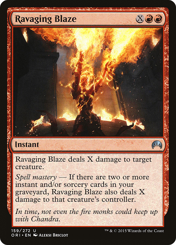 Image of Ravaging Blaze [Magic Origins]