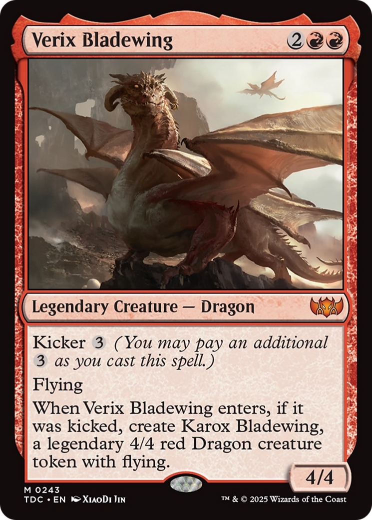 Image of Verix Bladewing [Tarkir: Dragonstorm Commander]