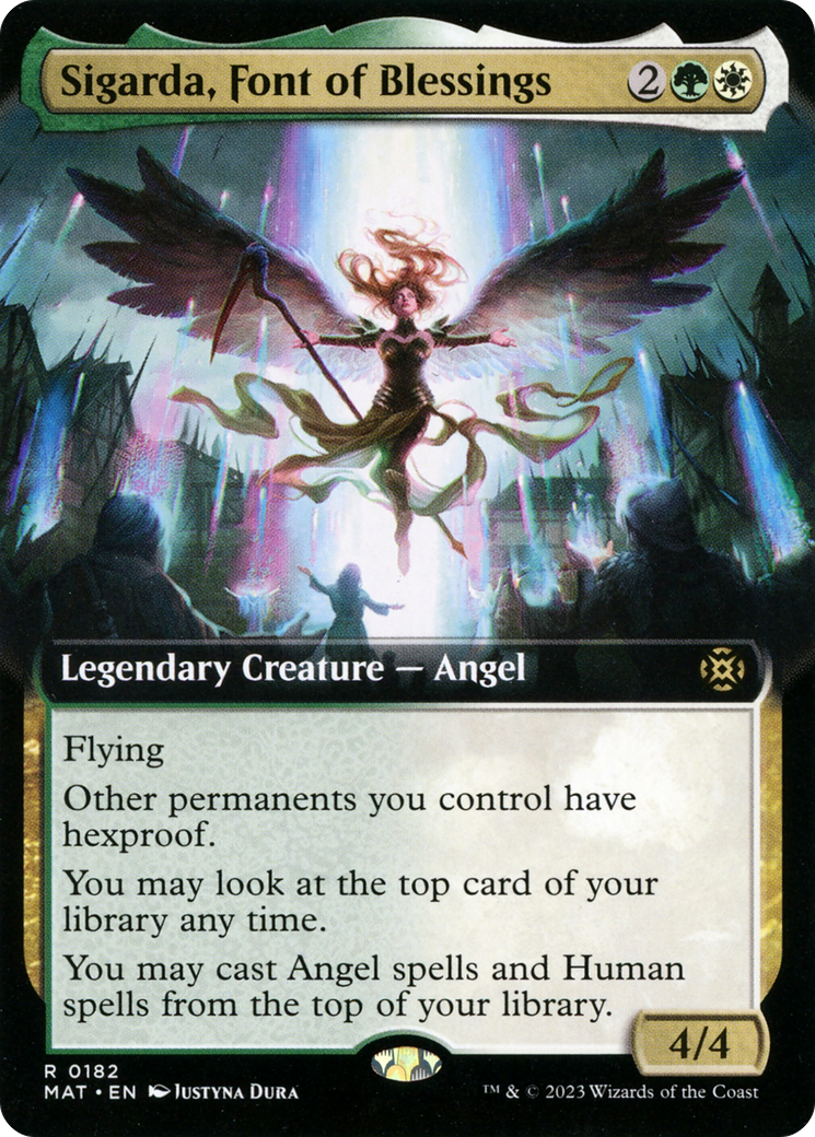 Image of Sigarda, Font of Blessings (Extended Art) [March of the Machine: The Aftermath]