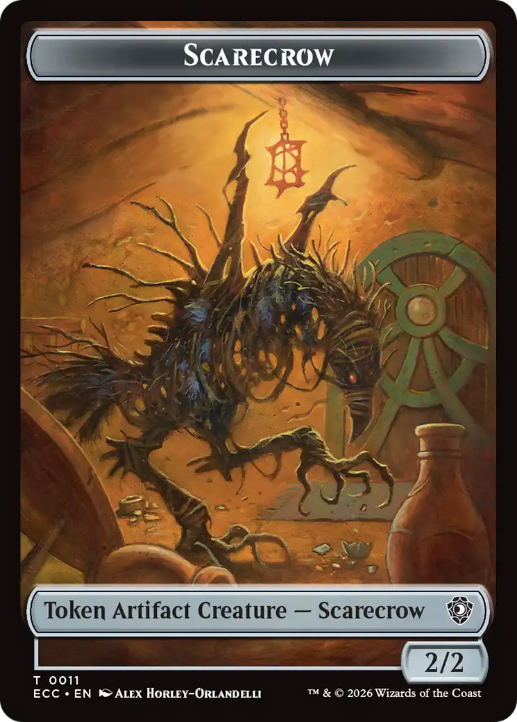 Image of Copy // Scarecrow Double-Sided Token [Lorwyn Eclipsed Tokens]