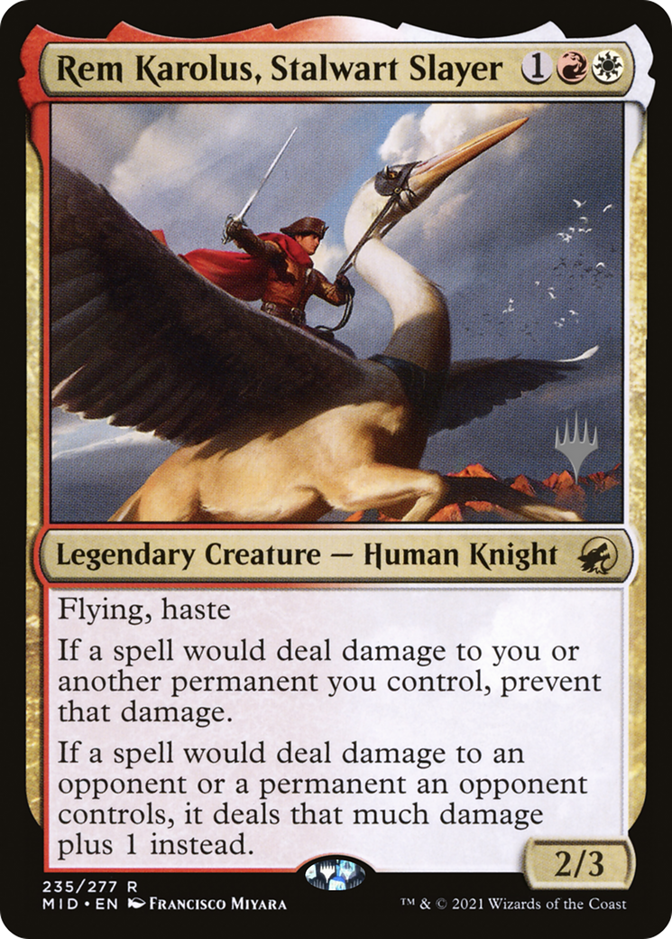 Image of Rem Karolus, Stalwart Slayer (Promo Pack) [Innistrad: Midnight Hunt Promos]