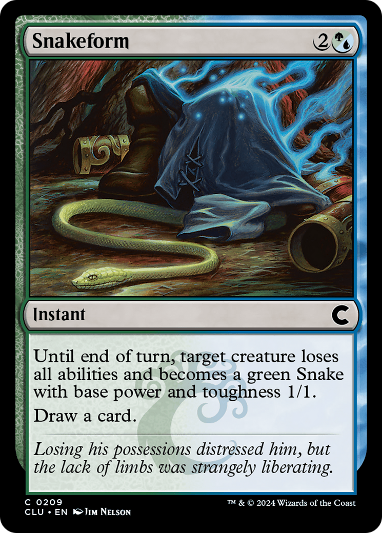 Image of Snakeform [Ravnica: Clue Edition]