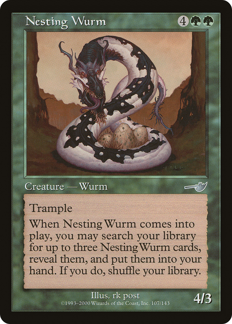 Image of Nesting Wurm [Nemesis]