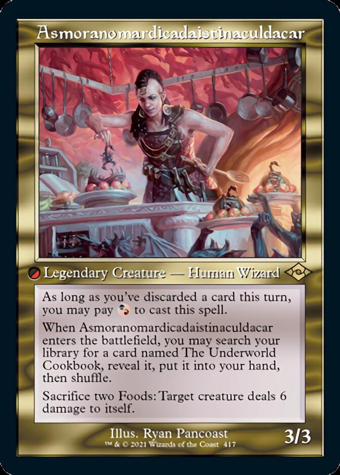 Image of Asmoranomardicadaistinaculdacar (Retro Foil Etched) [Modern Horizons 2]