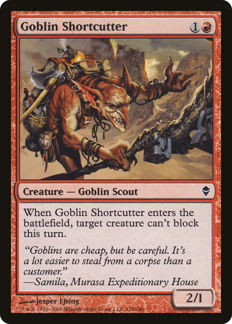 Image of Goblin Shortcutter [Zendikar]