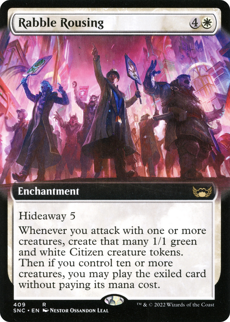 Image of Rabble Rousing (Extended Art) [Streets of New Capenna]