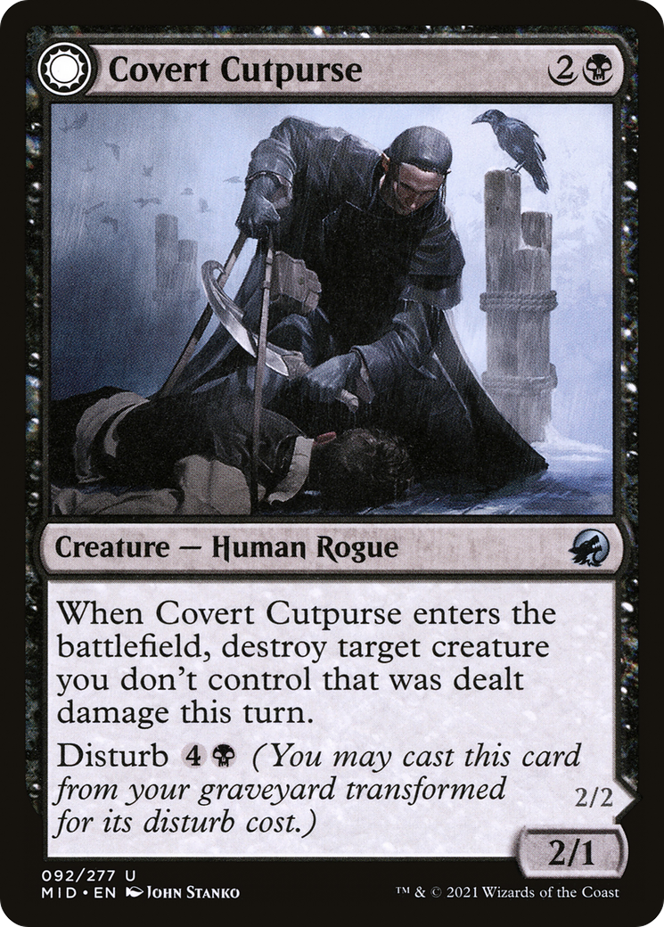 Image of Covert Cutpurse // Covetous Geist [Innistrad: Midnight Hunt]
