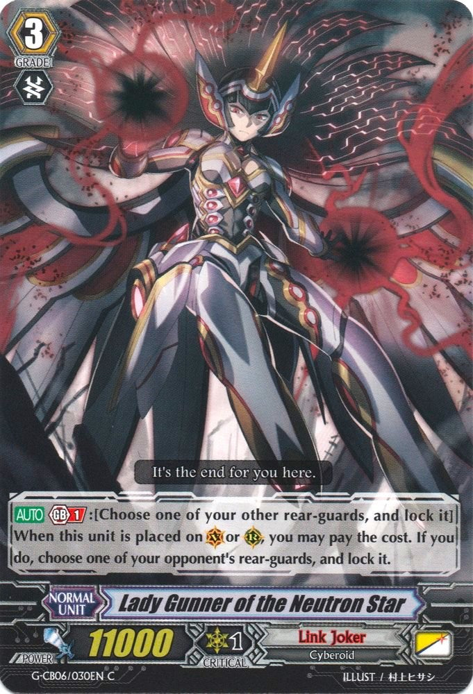 Image of Lady Gunner of the Neutron Star (G-CB06/030EN) [Rondeau of Chaos and Salvation]