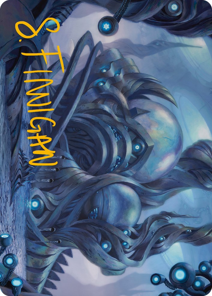 Image of The Surgical Bay Art Card (Gold-Stamped Signature) [Phyrexia: All Will Be One Art Series]