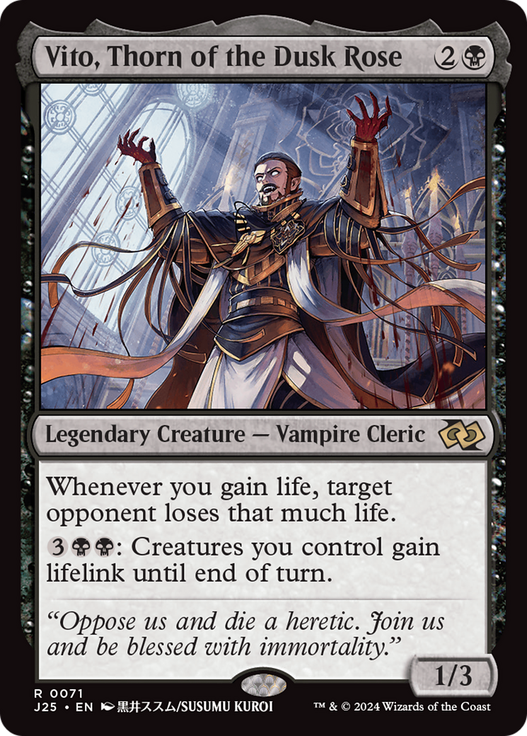 Image of Vito, Thorn of the Dusk Rose (Anime) [Foundations Jumpstart]