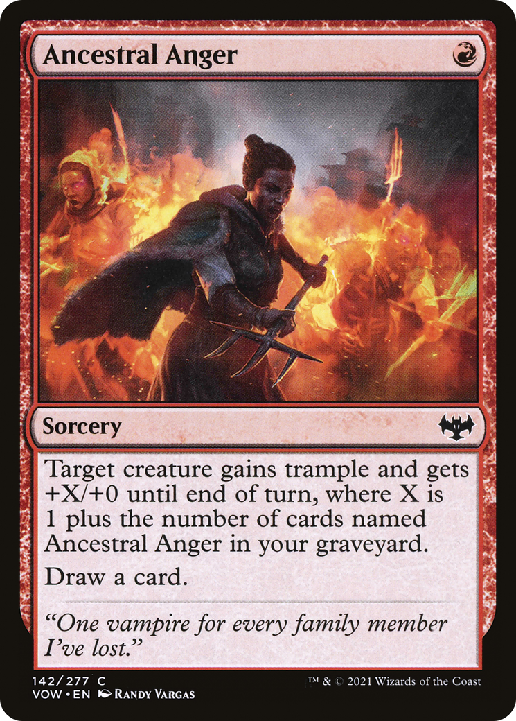 Image of Ancestral Anger [Innistrad: Crimson Vow]