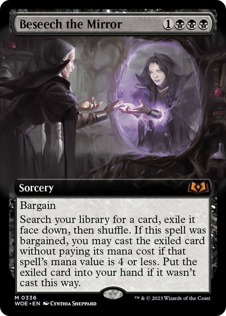 Image of Beseech the Mirror (Extended Art) [Wilds of Eldraine]