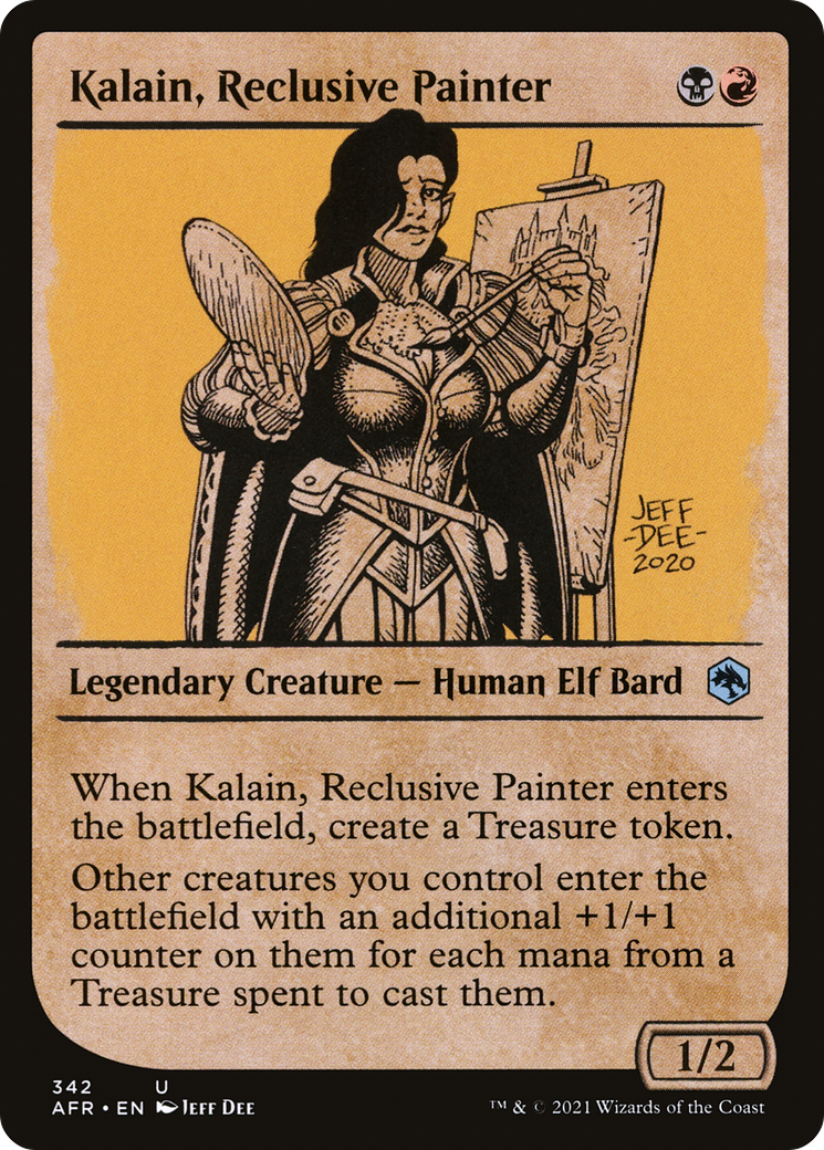 Image of Kalain, Reclusive Painter (Showcase) [Dungeons & Dragons: Adventures in the Forgotten Realms]
