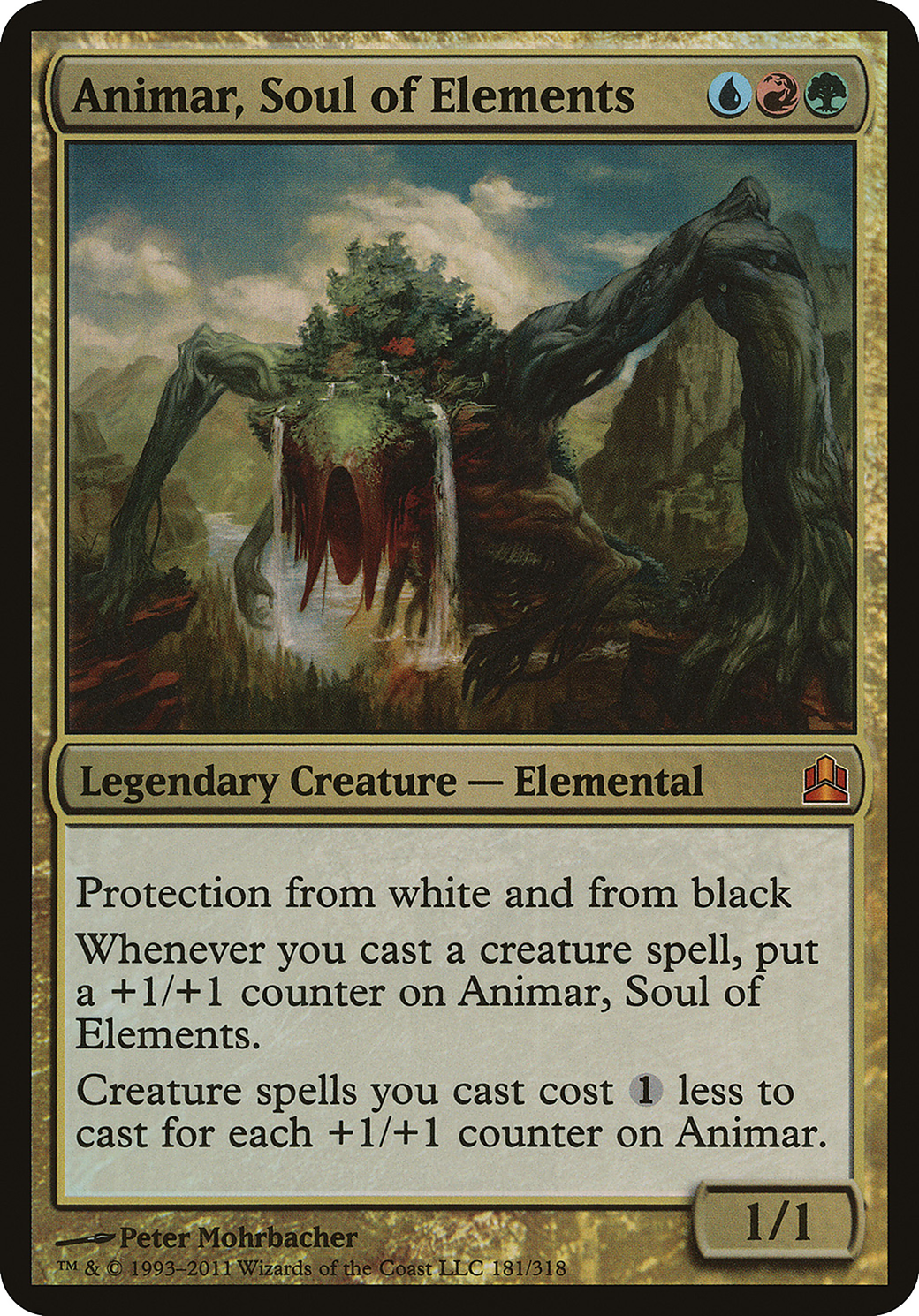 Image of Animar, Soul of Elements (Oversized) [Commander 2011 Oversized]