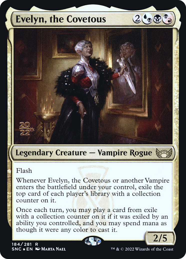 Image of Evelyn, the Covetous [Streets of New Capenna Prerelease Promos]